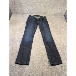 Lucky Legend Zoe Straight Dark Wash Denim Jeans Women Size 4 27